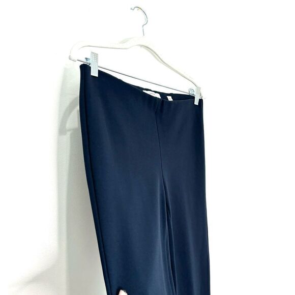 Vince Stitch Front Seam Slim Fit Ponte Pant in Coastal Blue - Picture 10 of 12